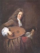 Jean-Francois De Troy Charles Mouton the Lutanist (mk05) oil